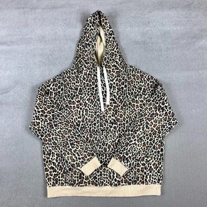 GEORGE Hoodie UNISEX Leopard print SIZE XL Pullover!